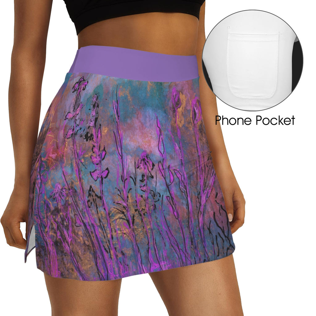 Magenta Milkweed Mauve Skort