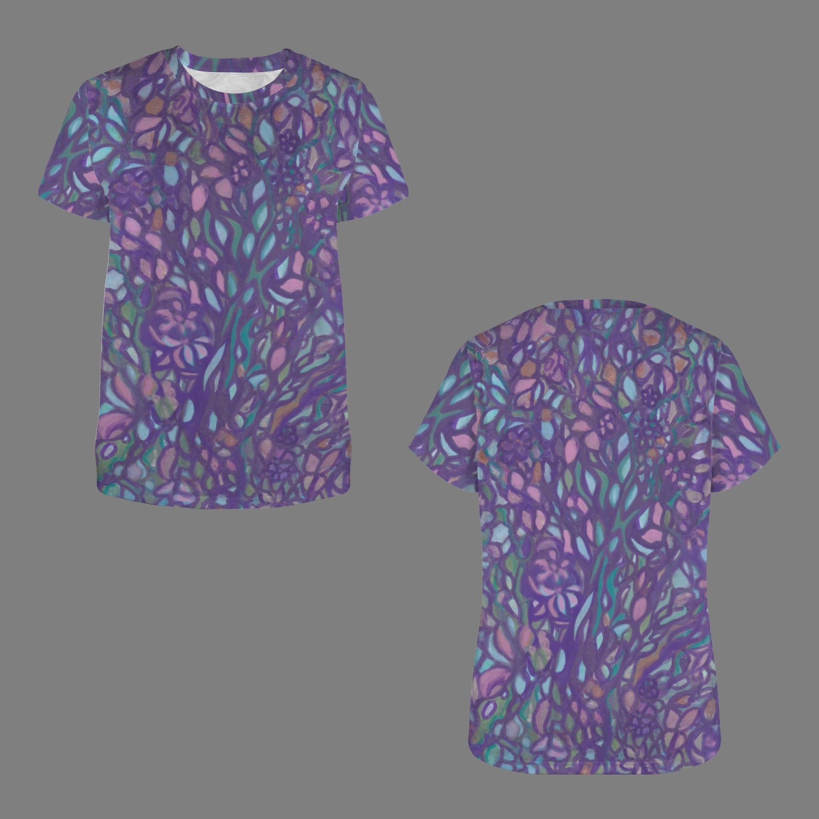 Purple Vines Tee