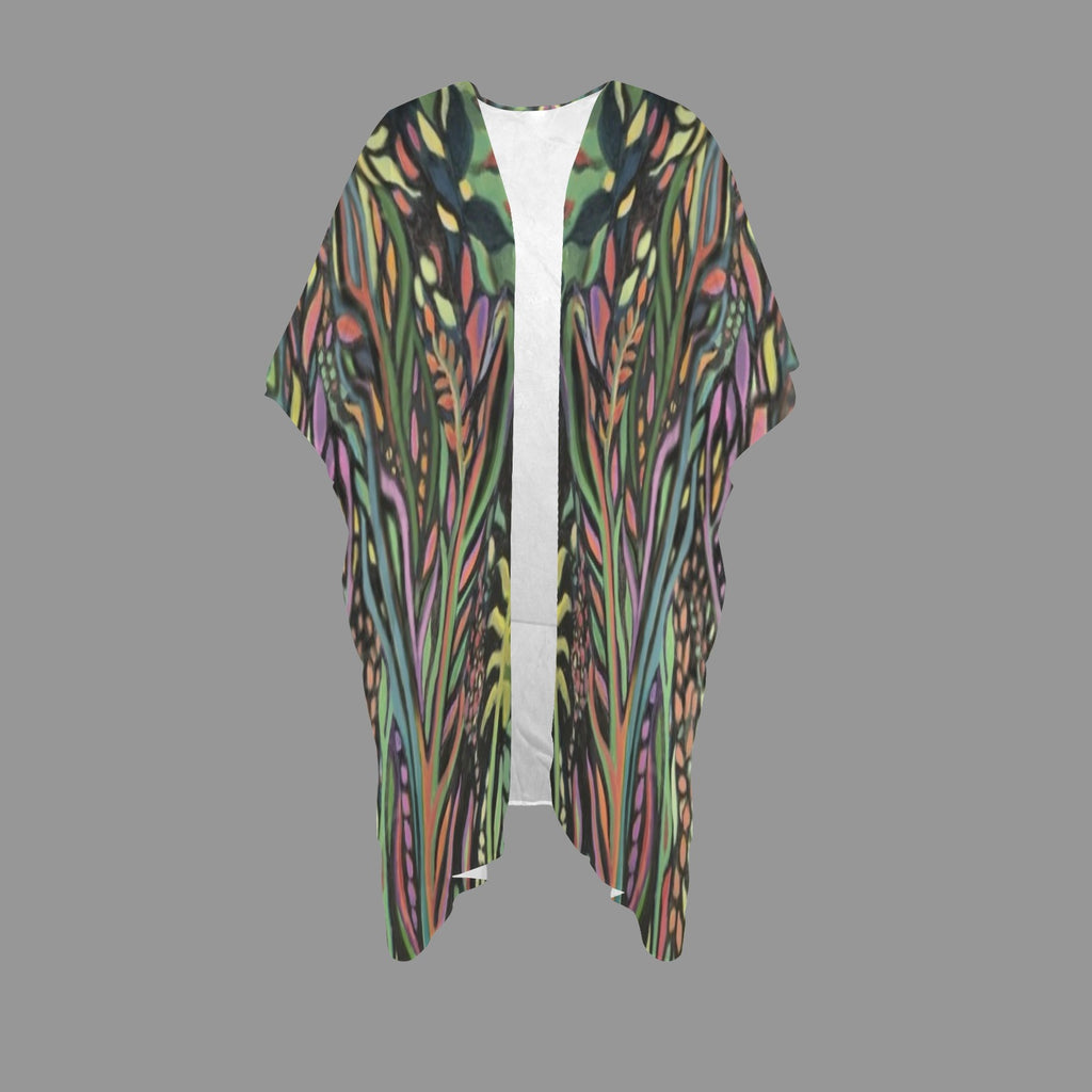 "Jungle Love" Long Kimono Cover-up