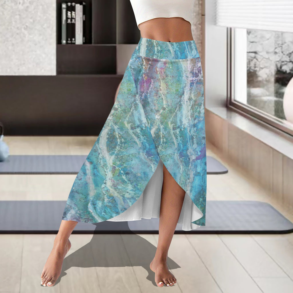 Aqua Racer Long Skort