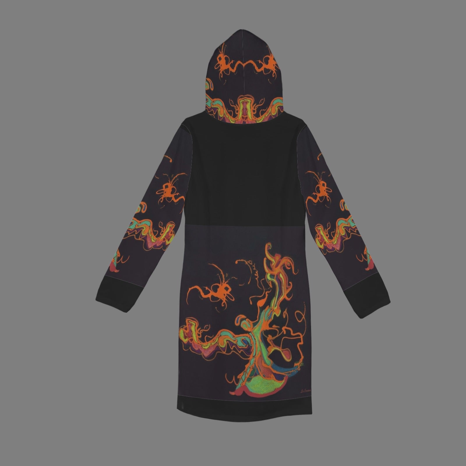 "Fire Dancer" Sweatshirt Dress