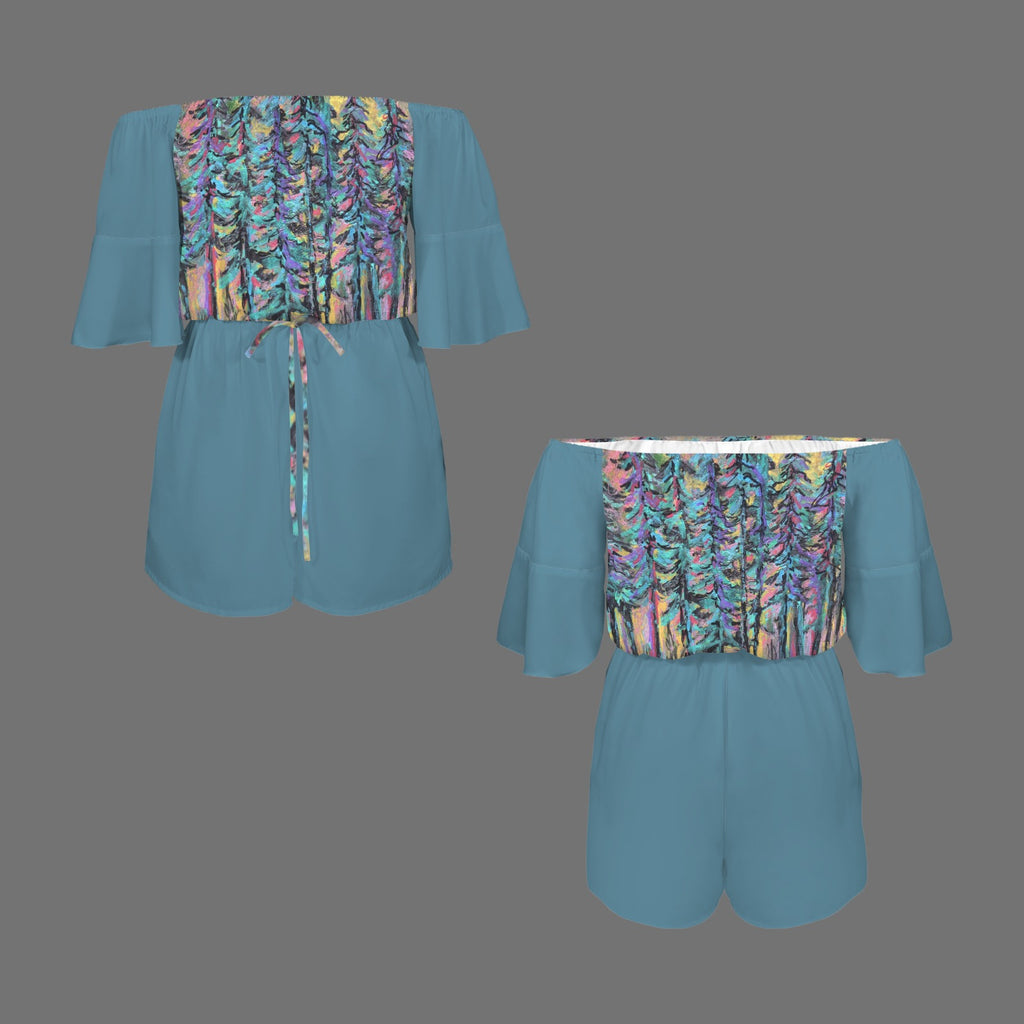 Forest Sunset Romper