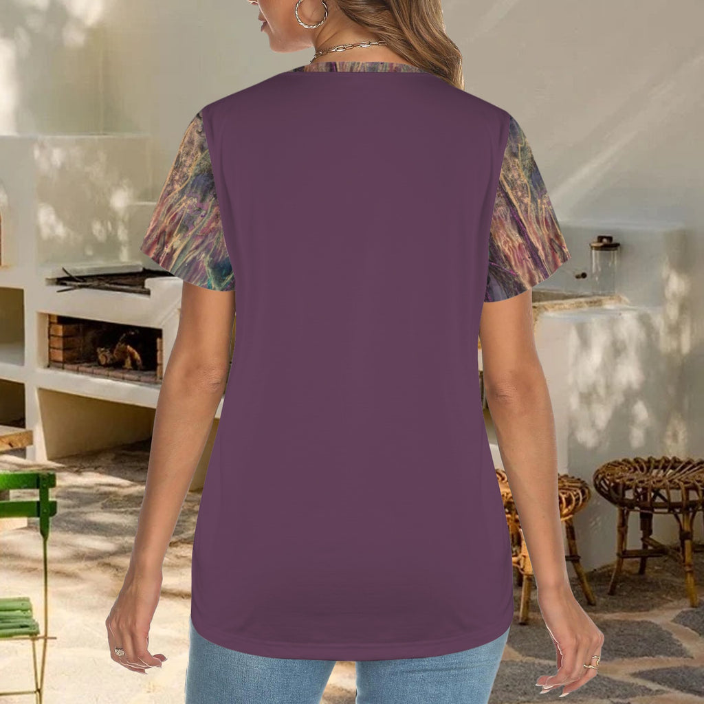 Golden Magenta Milkweed Maroon