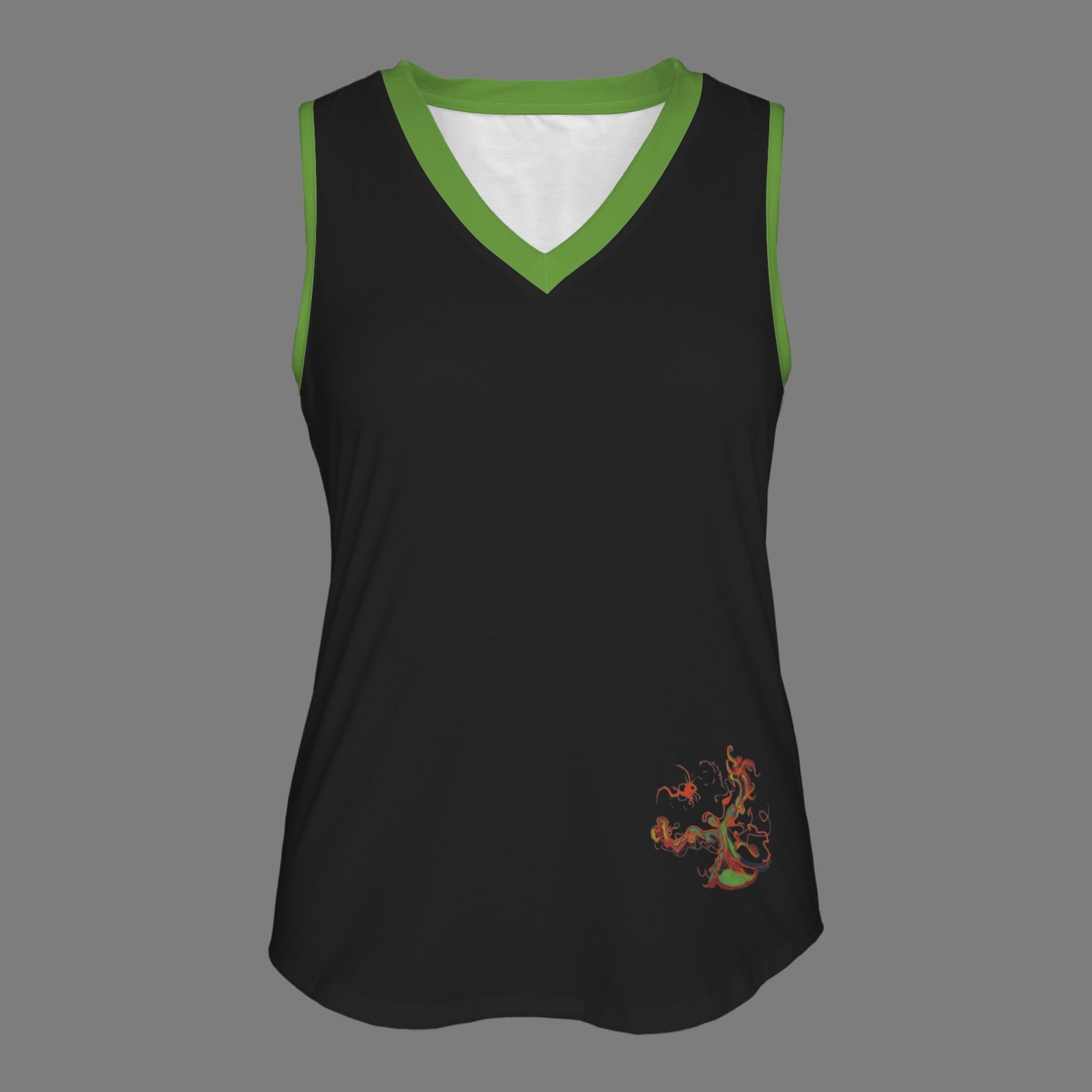 Fire Dancer Green Tank