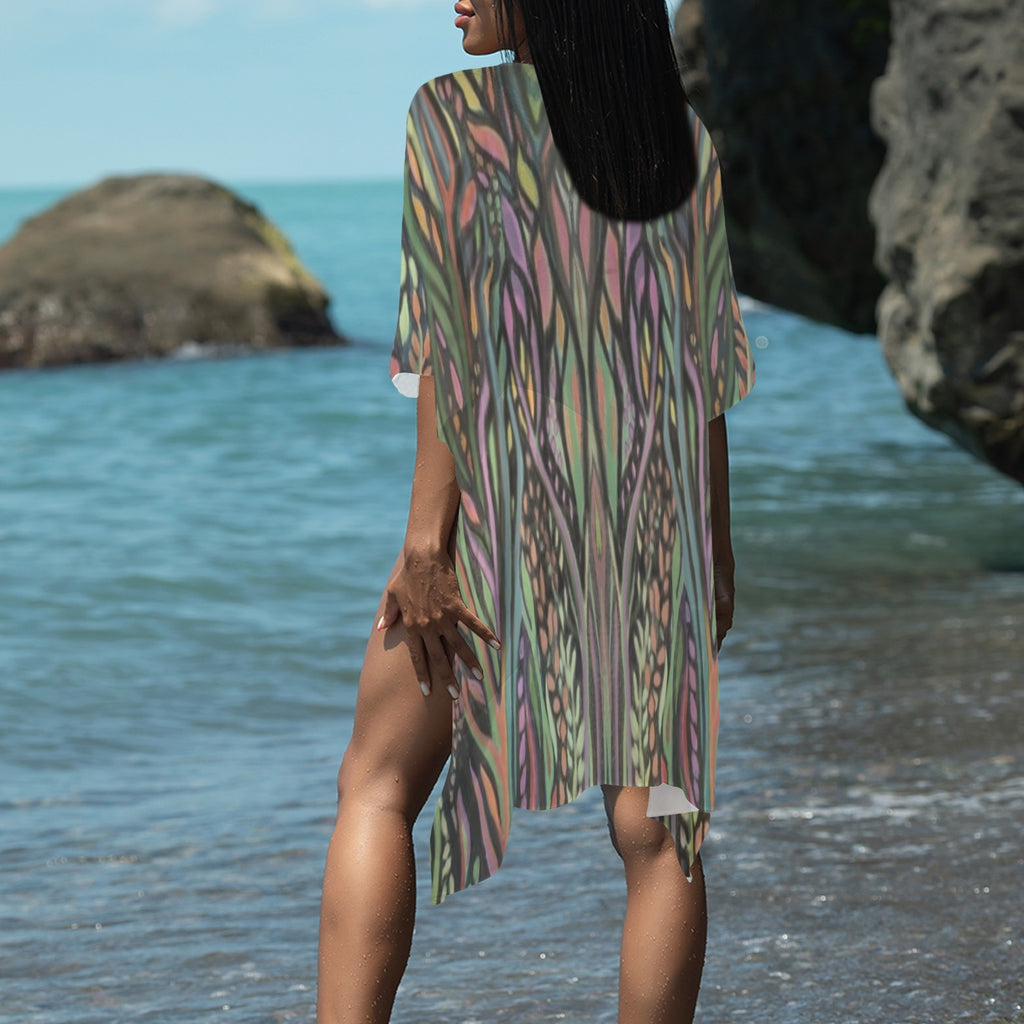 "Jungle Love" Long Kimono Cover-up
