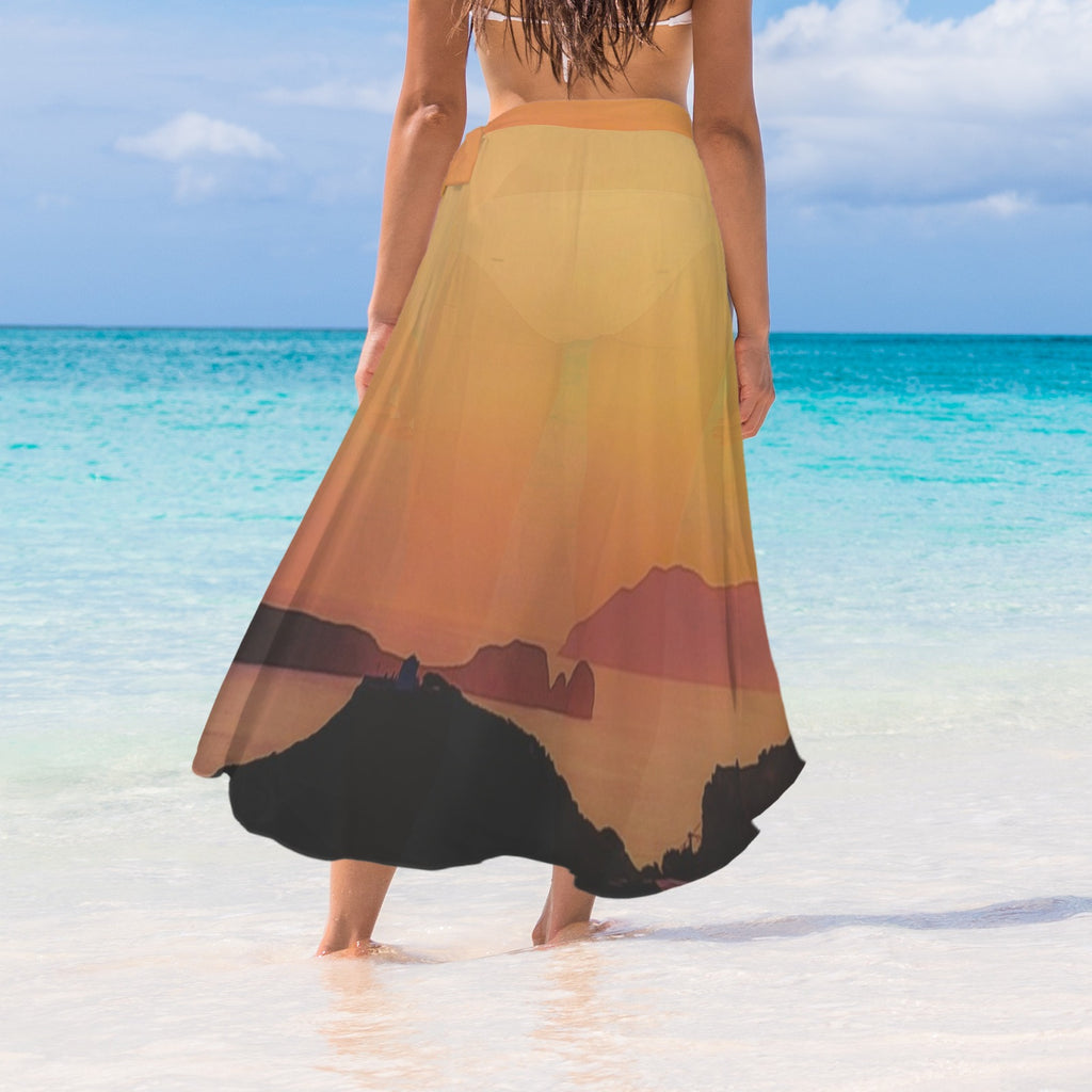 Greek Sunset Beach Skirt