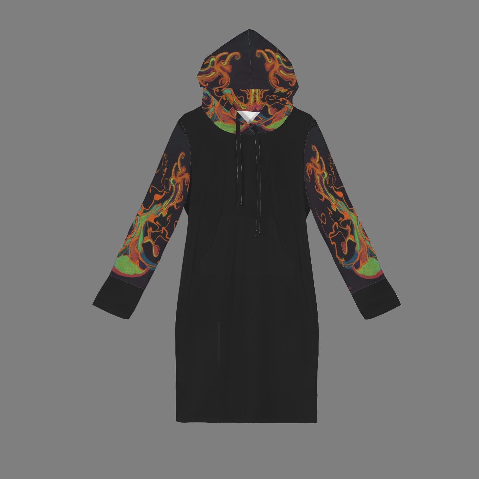 "Fire Dancer" Sweatshirt Dress