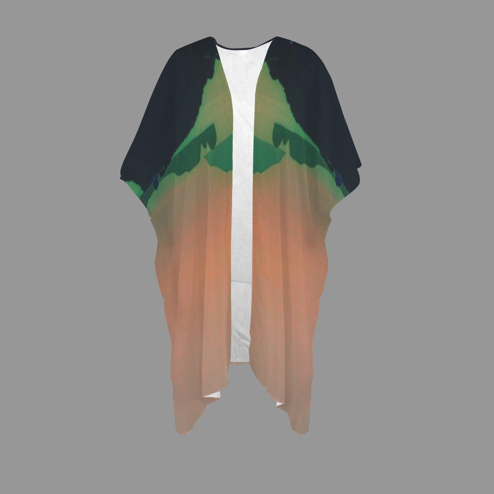 "Sunrise Morning" Long Kimono Cover--up