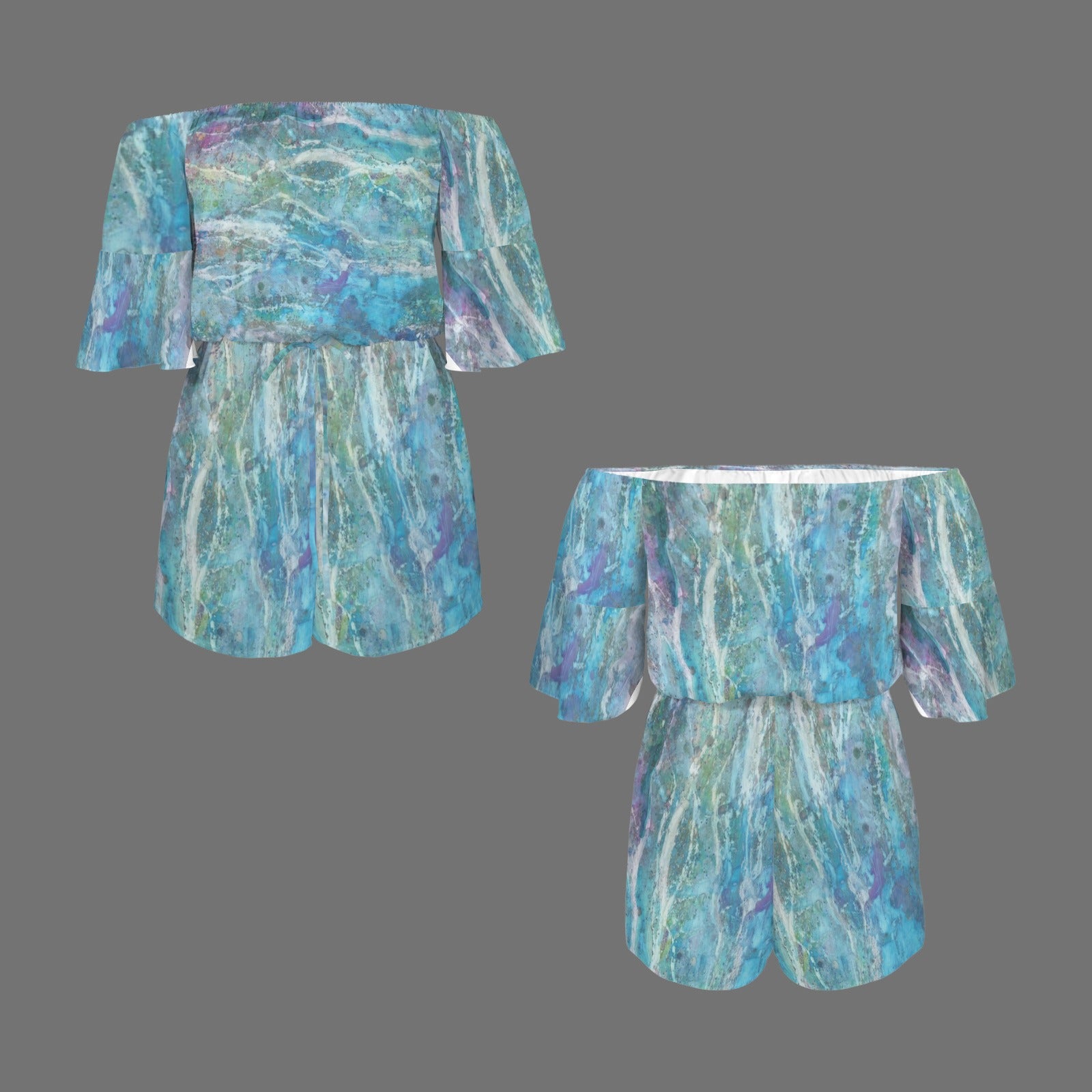 Aqua Racer Beach Romper