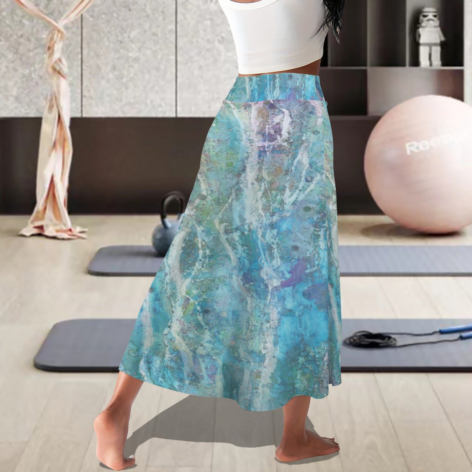 Aqua Racer Long Skort