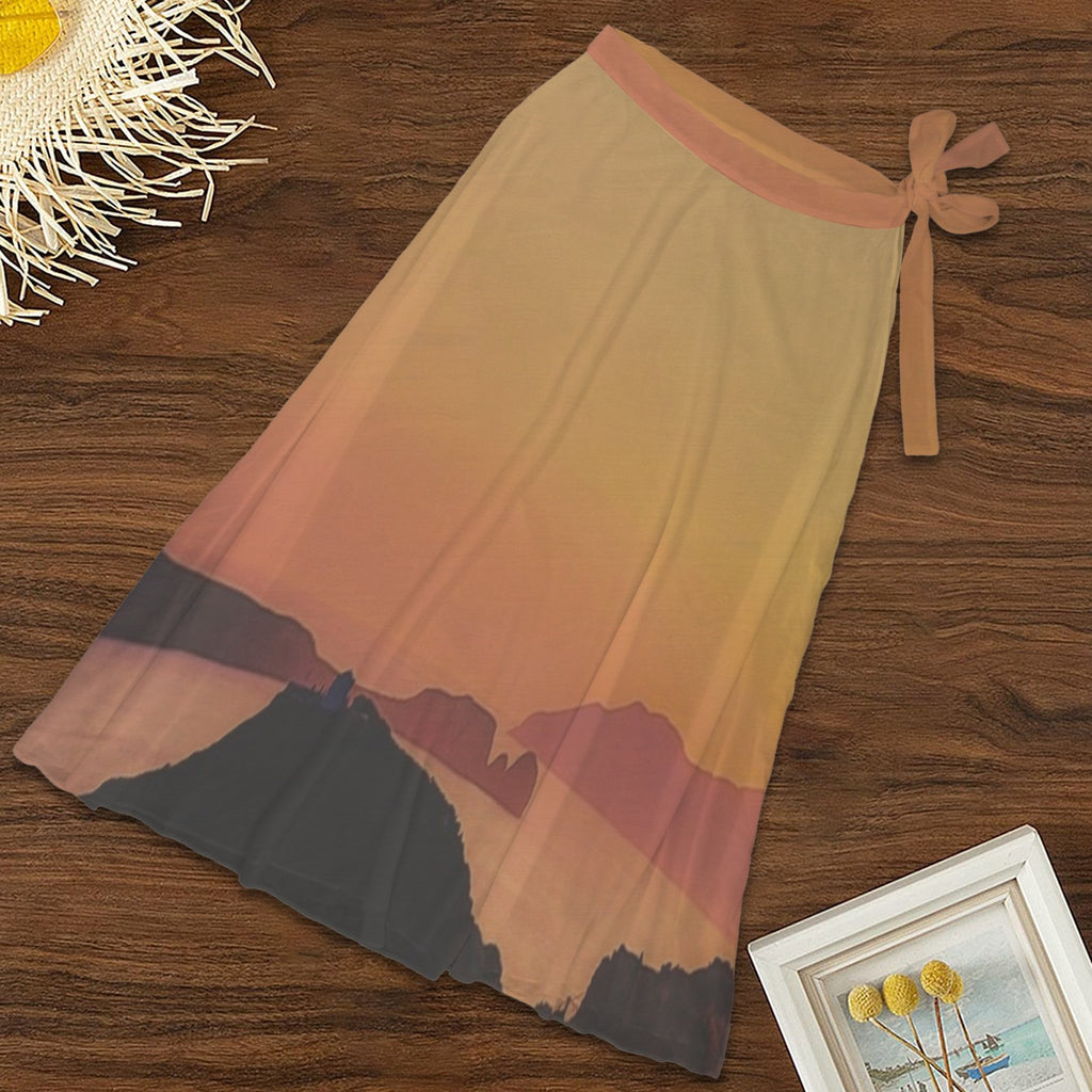 Greek Sunset Beach Skirt