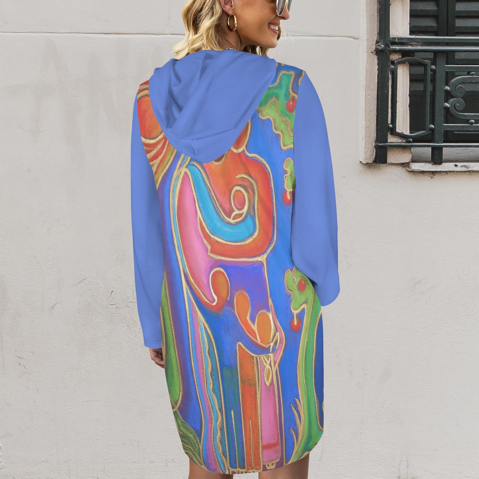 "Family Embrace" Sweatshirt Dress